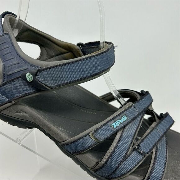 Teva Women's Tirra Blue Sporty Strappy Sandals Size 10** Slingback Adjustable - Picture 2 of 14